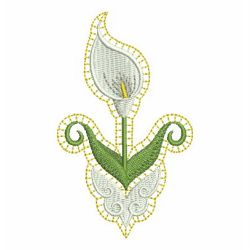 Artistic Calla Lily 04 machine embroidery designs