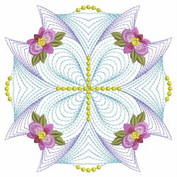 Rippled Pansy Quilt 02(Sm) machine embroidery designs