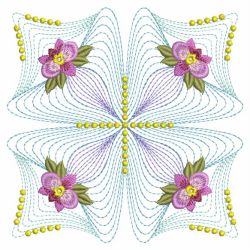 Rippled Pansy Quilt 05(Lg) machine embroidery designs