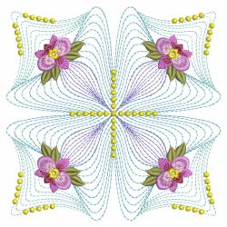 Rippled Pansy Quilt 05(Sm)