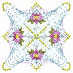 Rippled Pansy Quilt 06(Sm)