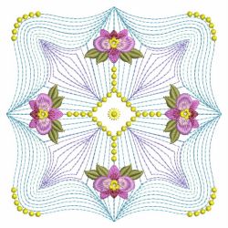 Rippled Pansy Quilt 07(Lg) machine embroidery designs