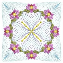 Rippled Pansy Quilt 08(Lg) machine embroidery designs