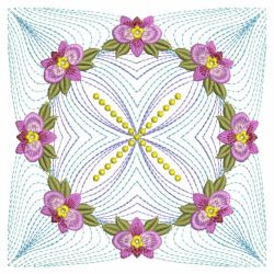 Rippled Pansy Quilt 08(Sm)