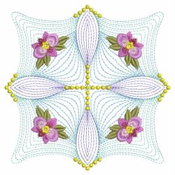 Rippled Pansy Quilt 09(Sm)