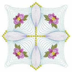 Rippled Pansy Quilt 09(Lg) machine embroidery designs