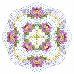 Rippled Pansy Quilt 10(Lg) machine embroidery designs