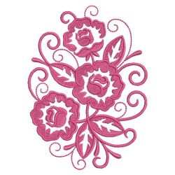 Silhouette Roses 08 machine embroidery designs