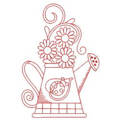 Redwork Garden(Sm) machine embroidery designs