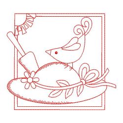 Redwork Garden 07(Lg) machine embroidery designs