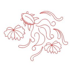 Redwork Goldfish 01(Sm) machine embroidery designs