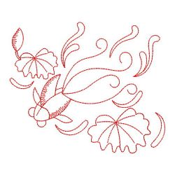 Redwork Goldfish 02(Lg) machine embroidery designs