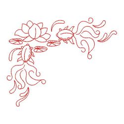 Redwork Goldfish 06(Sm) machine embroidery designs