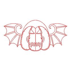 Redwork Halloween 04(Lg) machine embroidery designs