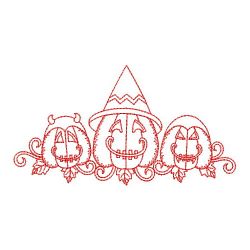 Redwork Halloween 05(Md) machine embroidery designs