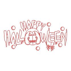 Redwork Halloween 11(Sm) machine embroidery designs