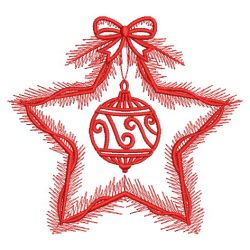 Redwork Christmas Ornaments 03(Lg)