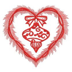 Redwork Christmas Ornaments 10(Lg) machine embroidery designs