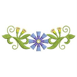 Heirloom Colorful Flowers 06 machine embroidery designs