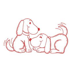 Redwork Friends(Md) machine embroidery designs