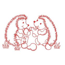 Redwork Friends 05(Lg) machine embroidery designs