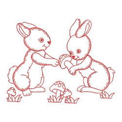 Redwork Friends 08(Md) machine embroidery designs