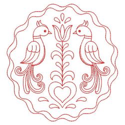 Redwork Dutch Fork Art(Lg) machine embroidery designs