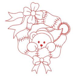 Redwork Patchwork Christmas 2 05(Sm) machine embroidery designs