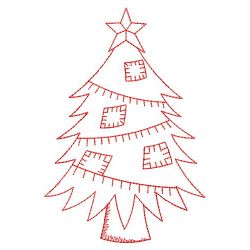 Redwork Patchwork Christmas 2 06(Md) machine embroidery designs