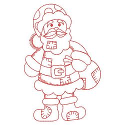 Redwork Patchwork Christmas 2 07(Md) machine embroidery designs