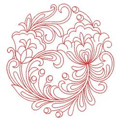 Redwork Khokhloma 04(Lg) machine embroidery designs