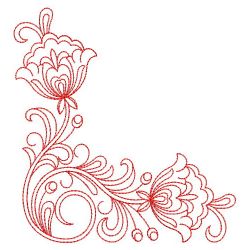 Redwork Khokhloma 08(Lg) machine embroidery designs