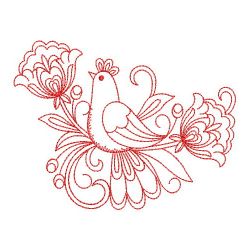 Redwork Khokhloma 09(Lg) machine embroidery designs