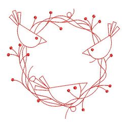 Redwork Country Crow 03(Lg) machine embroidery designs