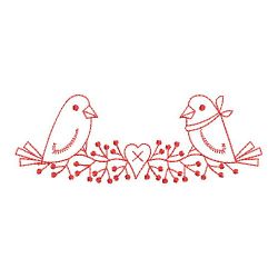 Redwork Country Crow 04(Lg) machine embroidery designs