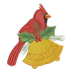 Colorful Christmas Birds 10 machine embroidery designs