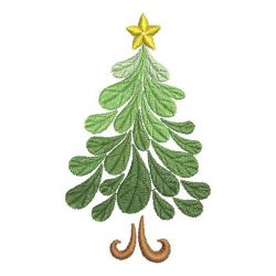 Fancy Christmas Trees 02 machine embroidery designs