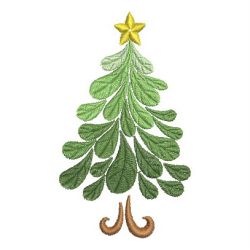 Fancy Christmas Trees 02 machine embroidery designs
