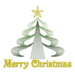 Fancy Christmas Trees 10 machine embroidery designs