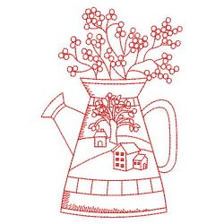 Redwork Fork Art 05(Md) machine embroidery designs