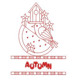 Redwork Fork Art 13(Lg)
