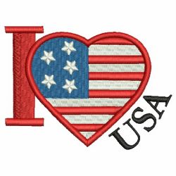 American  Hearts 03 machine embroidery designs