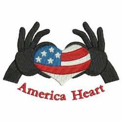 American  Hearts 05 machine embroidery designs