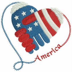 American  Hearts 06 machine embroidery designs
