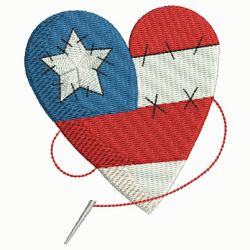 American  Hearts 10 machine embroidery designs