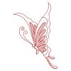 Redwork Butterfly 01(Md)