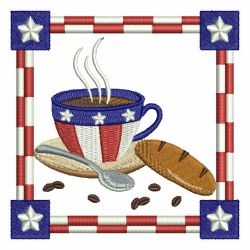 American Coffee Time 06 machine embroidery designs