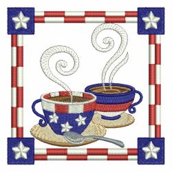 American Coffee Time 10 machine embroidery designs