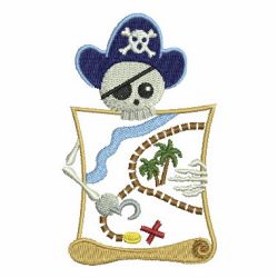 Pirate Skull 07 machine embroidery designs