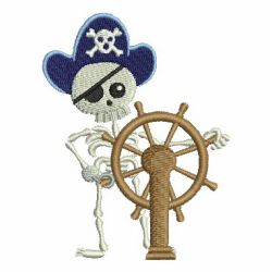Pirate Skull 10 machine embroidery designs